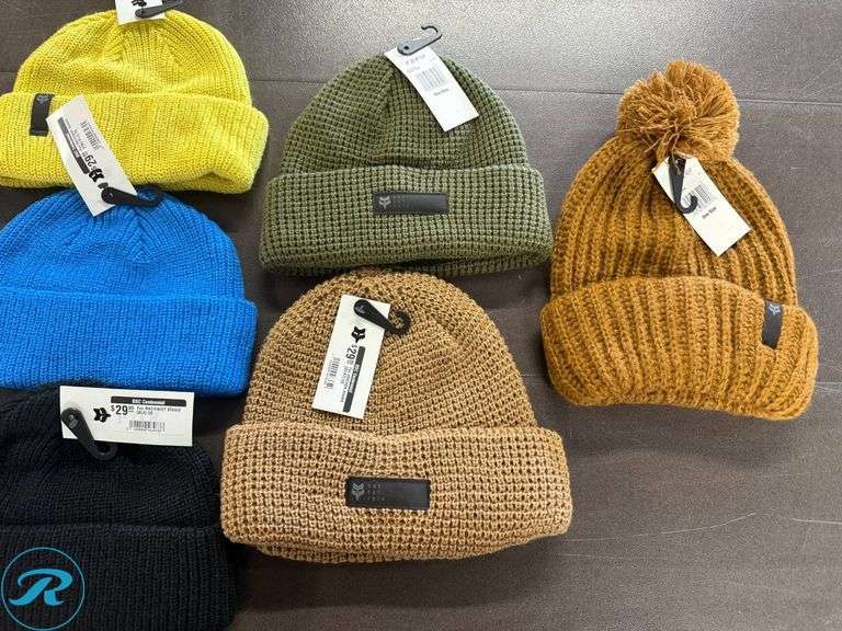 (6) Fox Knit Beanies - Roller Auctions