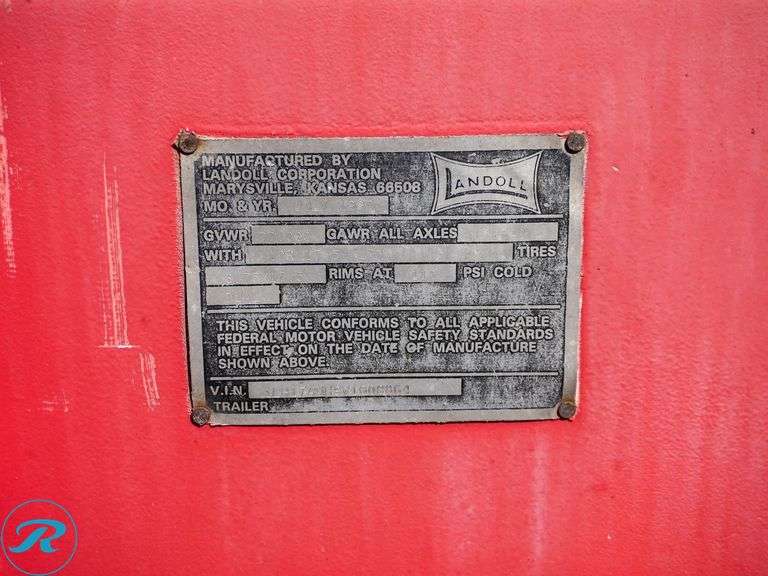 1998  Landoll  317  T/A Sliding Axle Trailer - Roller Auctions