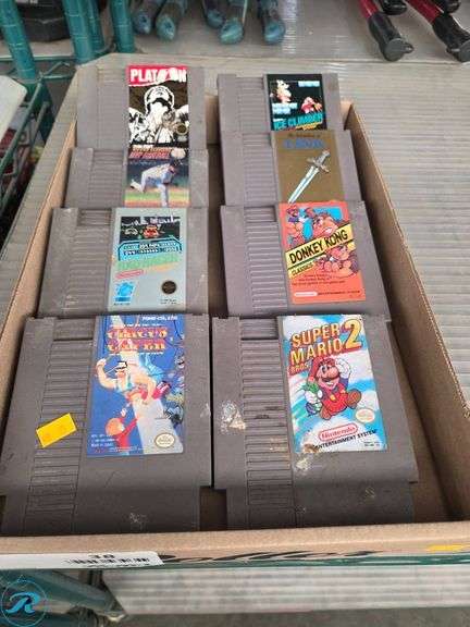 (9) Nintendo Entertainment System (NES) Game Cartridges - Roller Auctions