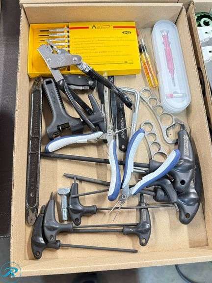 (4) Boxes Wrenches, Hex Tools, Chain Tools, and Various Maintenance Tools - Roller Auctions