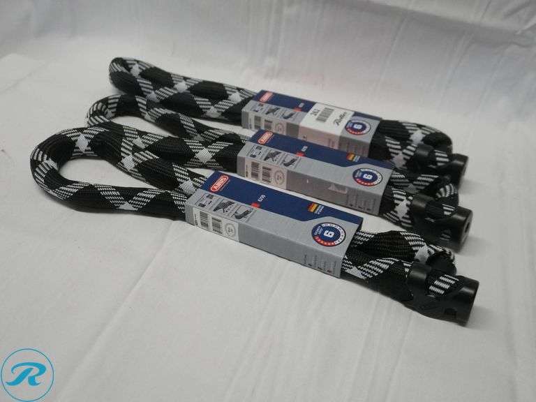 (3) Abus 6210 IVY Chain Locks with Protective Cover - Roller Auctions