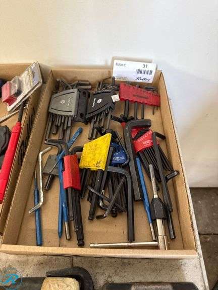 Tray of Hex Keys