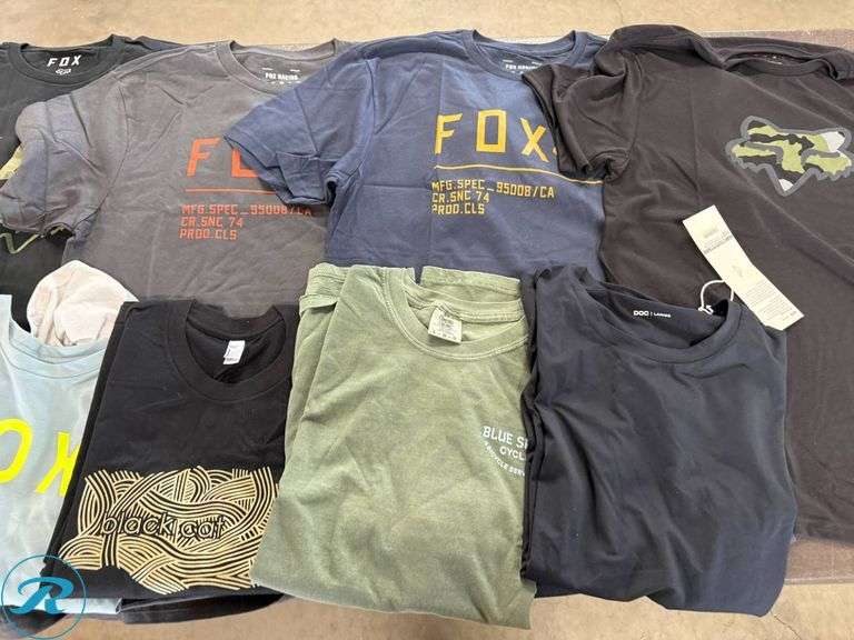 (10) Men’s Cycling T-Shirts, Size L - Roller Auctions