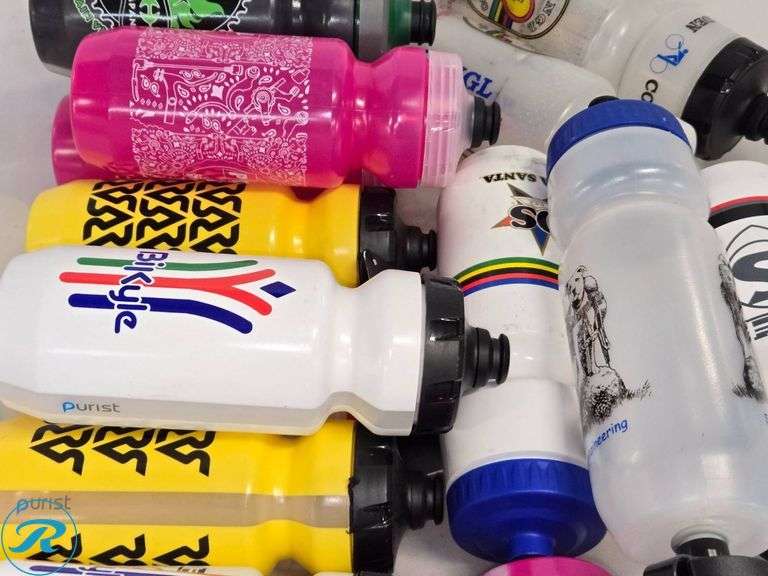 Tub of (20) Collectors Water Bottles, Used - Roller Auctions