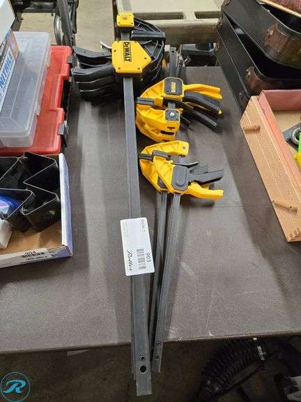(7) DeWalt Bar Clamps - Roller Auctions