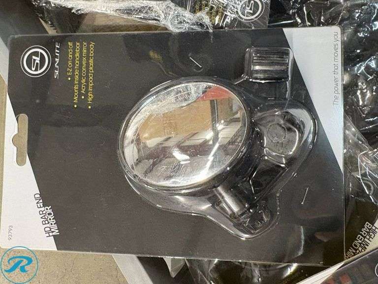 Crate of Cycle Rear View Mirrors by Selle, Delta, and Zéfal - Roller Auctions