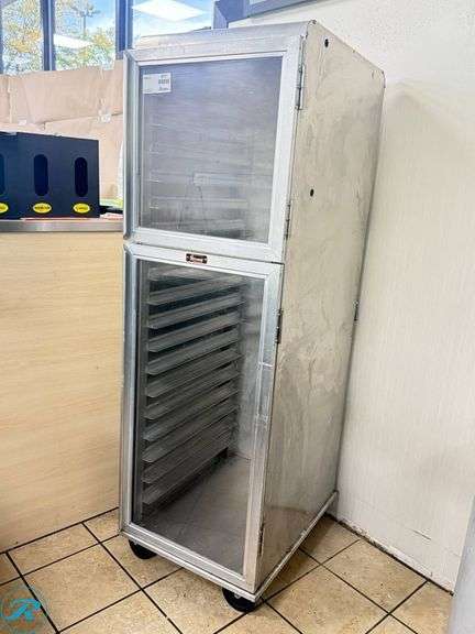 Lockwood CA72-RR18-S-R Aluminum Sheet Pan Cabinet with Double Pane Doors