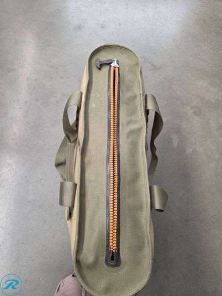 YETI Soft Cooler with Tan Exterior and Shoulder Strap - Roller Auctions