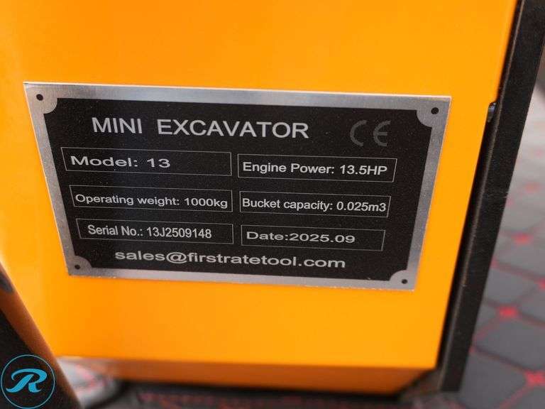 New 2025 Miva VA13 Mini Excavator - Roller Auctions