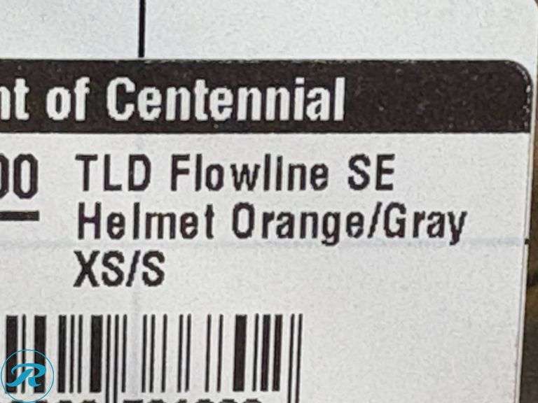 Troy Lee Designs Flowline SE Helmet, Orange/Gray, XS/S - Roller Auctions