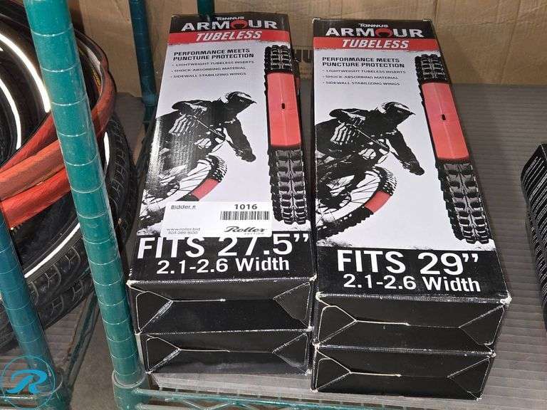 (4) Tannus Armour Tubeless Inserts for 27.5” and 29” Wheels - Roller Auctions