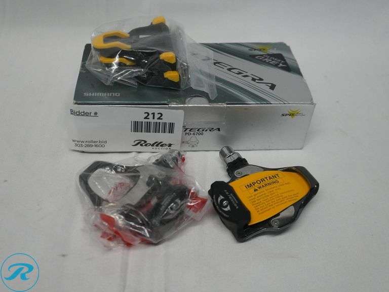 Shimano Ultegra PD-6700 SPD-SL Pedals with Cleats - Roller Auctions