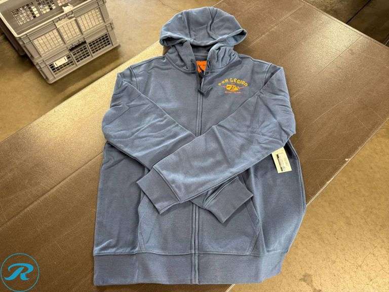 Fox At Bay Men’s Zip Hoodie, Size L - Roller Auctions