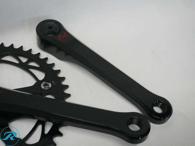 Phil Wood & Co. Crankset with 46T Chainring, 165mm Arms, and Bottom Bracket - Roller Auctions