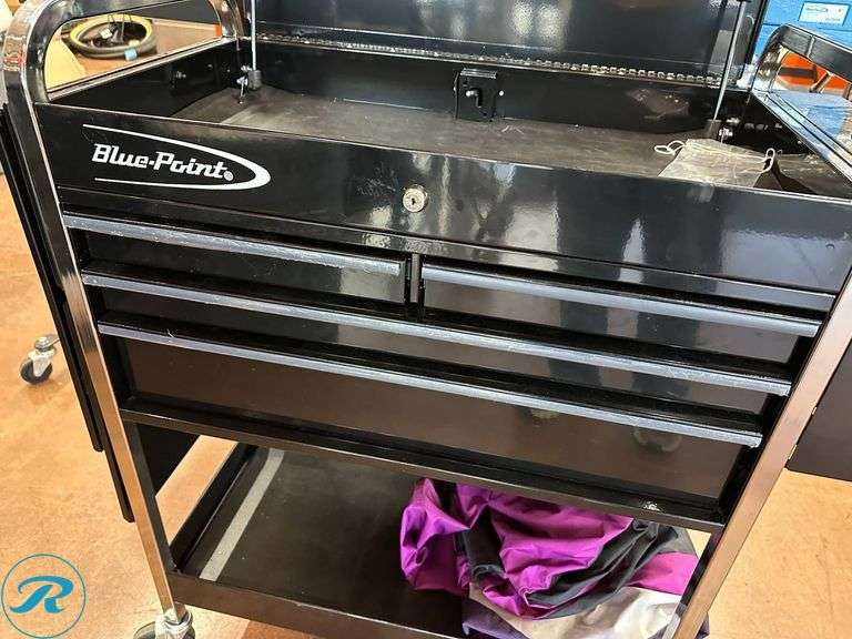 Blue Point KRBC7TDPC Rolling 4 Drawer Tool Cart Roller Auctions