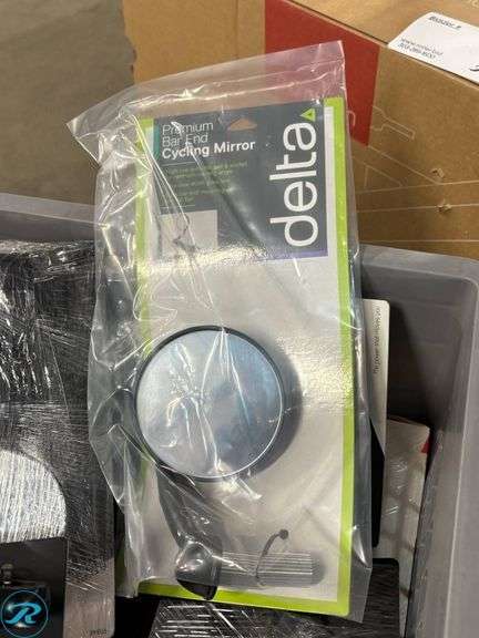 Crate of Cycle Rear View Mirrors by Selle, Delta, and Zéfal - Roller Auctions