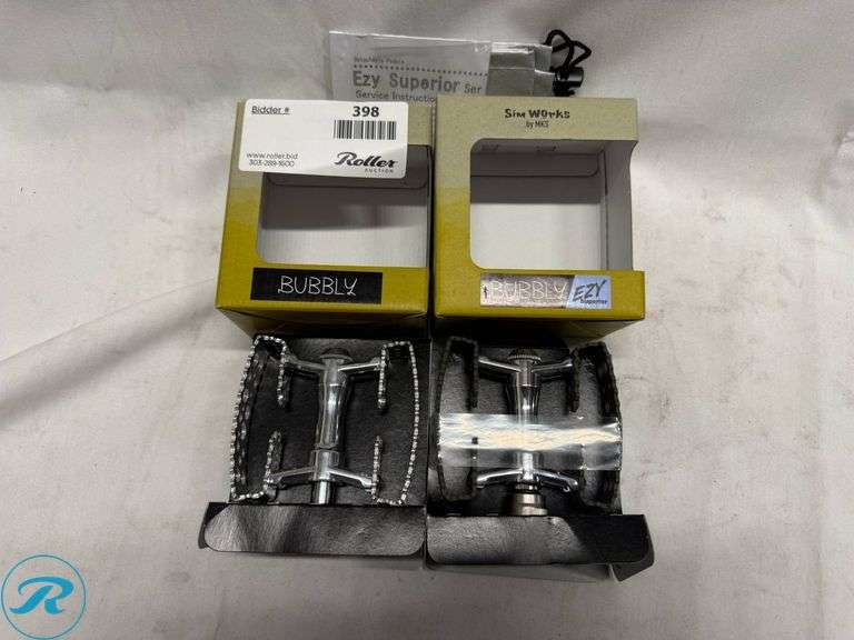 (2) MKS Sim Works Bubbly Pedal Sets - Roller Auctions