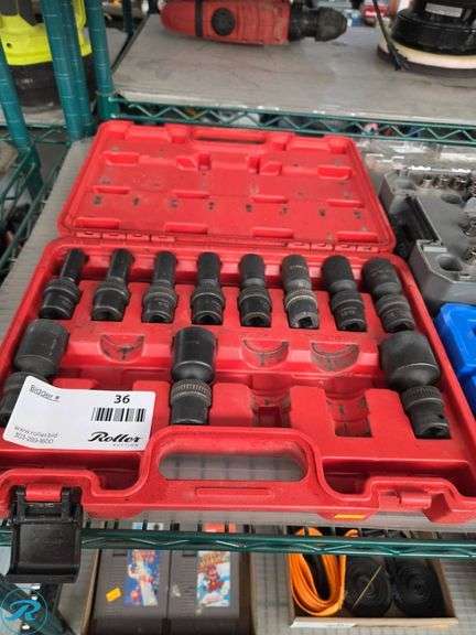 Three Socket and Ratchet Tool Sets in Storage Cases - Roller Auctions