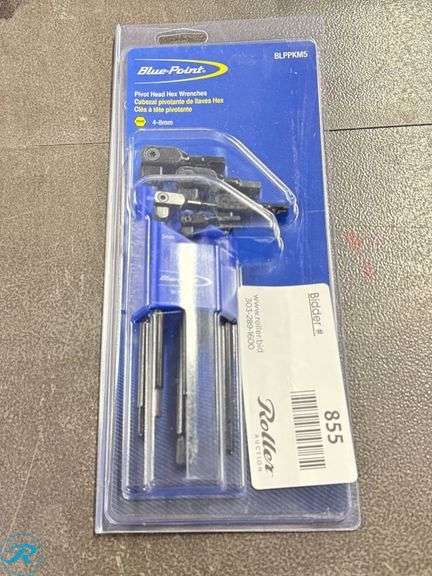 Blue-Point Pivot Head Hex Wrenches, 4-8mm - Roller Auctions