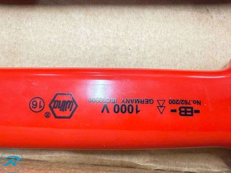 (3) Wiha Insulated Adjustable Wrenches, 1000V Rated - Roller Auctions
