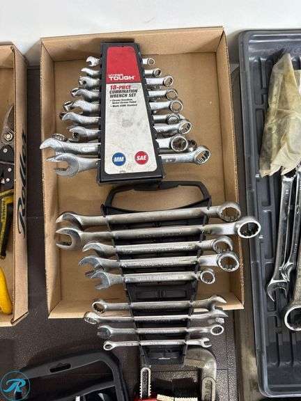 Wright Open-End and Combination Wrenches with 10-Piece Wrench Set by TOOLH - Roller Auctions