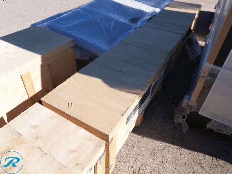 New SD Lanch SDLC1220 Metal Carport, Enclosed Sides, 12' x 20' - Roller Auctions