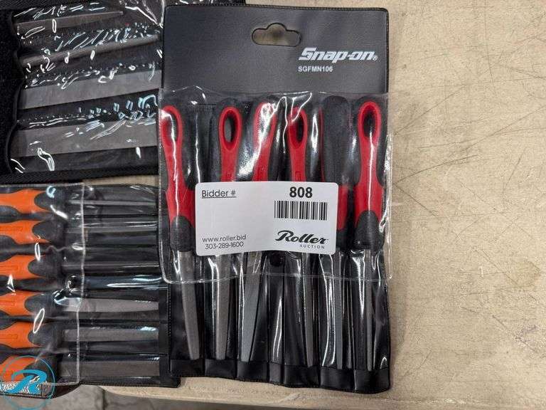 Tray of Snap-On File Sets - Roller Auctions