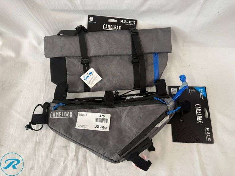 CamelBak M.U.L.E. 12L Handlebar and Frame Pack with 2L Quick Stow Hydration Reservoir - Roller Auctions
