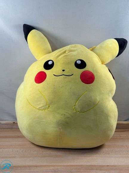 (2) Squishmallows: 24” Pokémon Plush, Pikachu- Used/ Damaged - Roller Auctions
