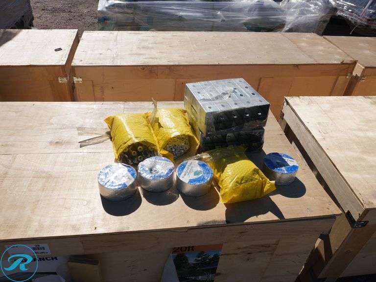 New SD Lanch SDLC2020 Metal Carport, Open Sides, 20' x 20' (Box Damaged in Shipping) - Roller Auctions