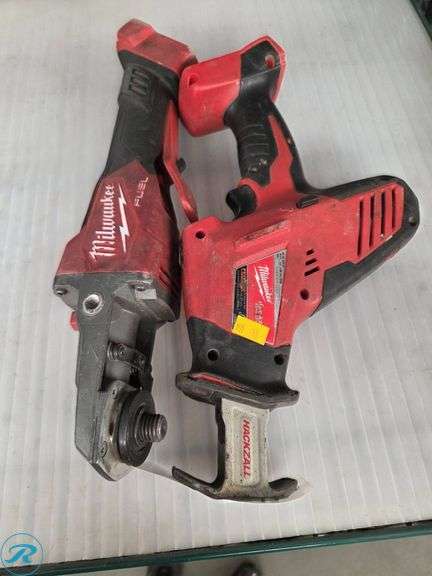 (2) Milwaukee M18 Fuel Hackzall Reciprocating Saws - Roller Auctions