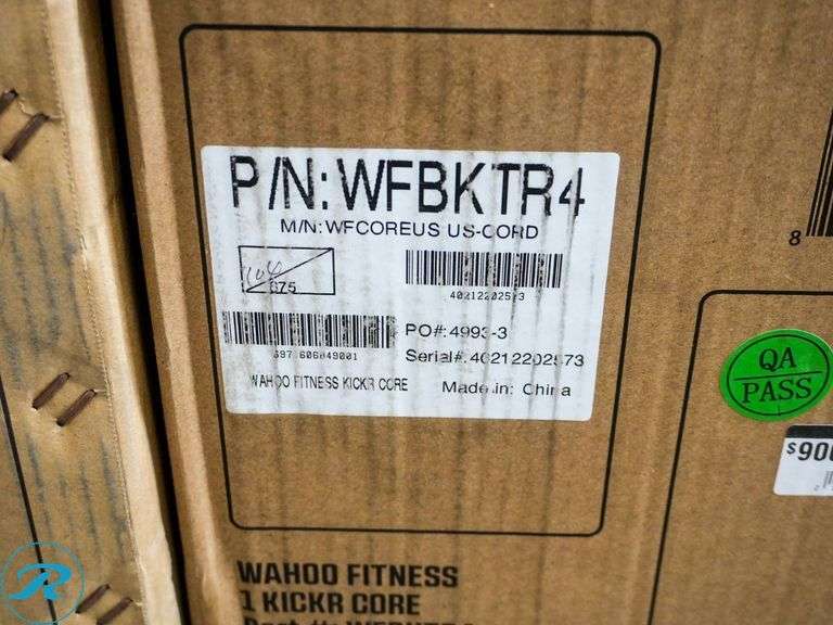 Wahoo KICKR Core Smart Bike Trainer - Roller Auctions