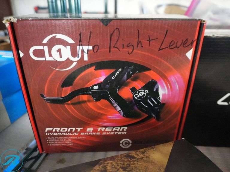 Bicycle Brake Components Including TRP Spyre, Shimano GRX, SRAM Level, Clarks CMD-23, Magura MT5e, and Clout Systems - Roller Auctions