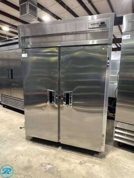 Delfield SMR2-S 2-Door Reach-in Refrigerator with Casters