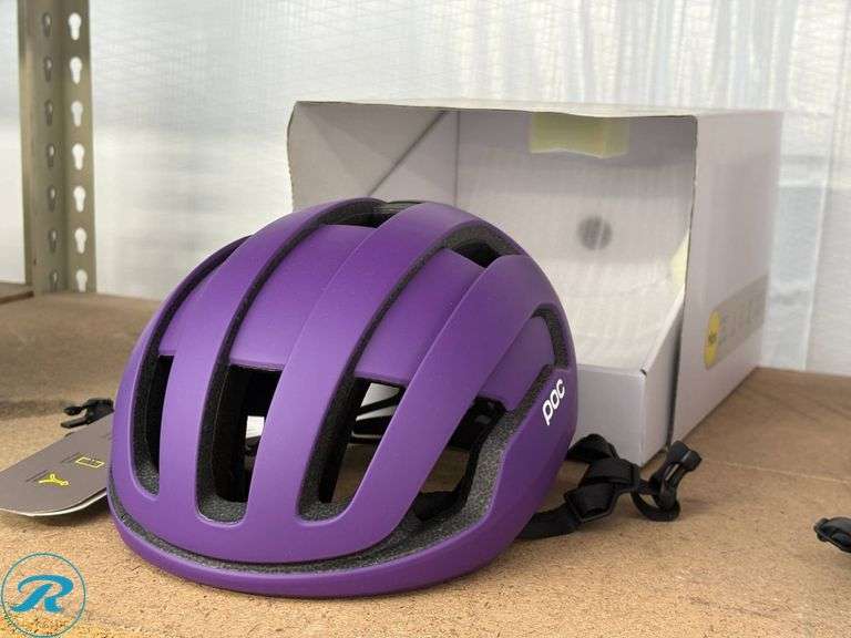 POC Omne Air MIPS Bicycle Helmet, Sapphire Purple Matte - Roller Auctions