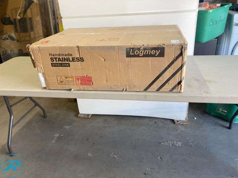 (1) New LIVIZA SS Drop-in 33-in x 22-in Stainless steel Single bowl 16 -Gauge Kitchen Sink - Roller Auctions