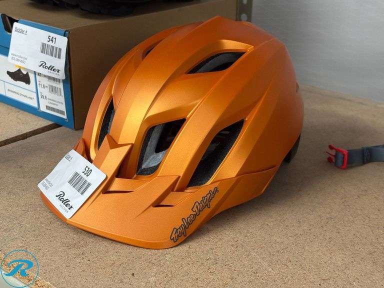 Troy Lee Designs Flowline SE Helmet, Orange/Gray, XS/S - Roller Auctions
