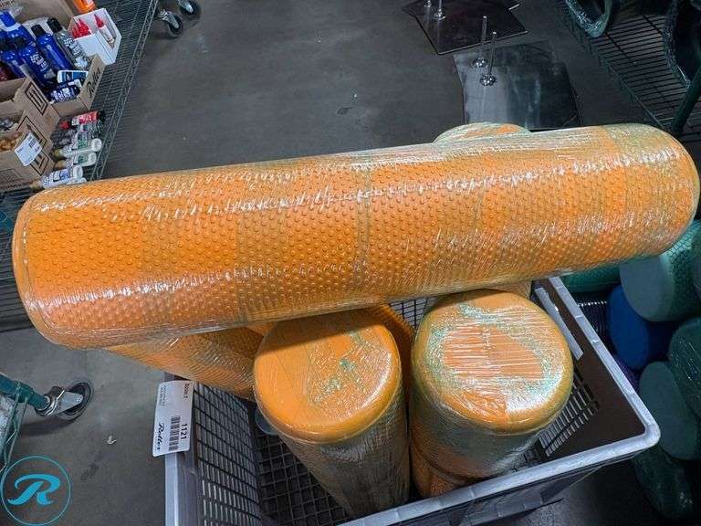 Bulk Assorted Foam Rollers in Various Colors and Textures - Roller Auctions