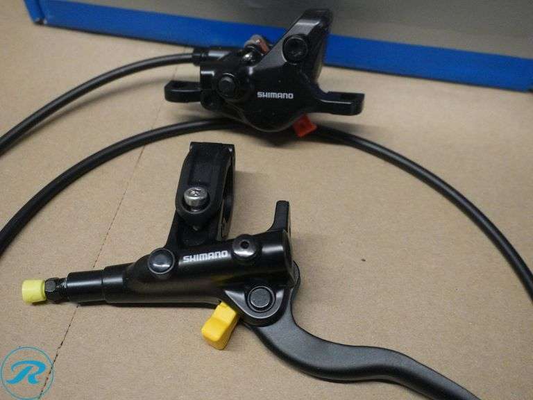 Shimano BL-M4100/BR-MT420 and BL-M4100/BR-MT410 Hydraulic Disc Brake Kits with Levers and Calipers - Roller Auctions