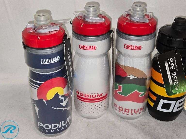 (7) CamelBak Podium and Podium Chill Insulated Water Bottles - Roller Auctions