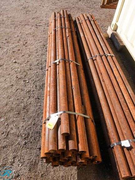 (30) 9' Metal Livestock Fencing Posts, 2 3/8" - Roller Auctions