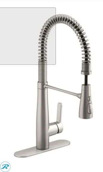 (1) Kohler Vind Semi-Professional Pull-Down Kitchen Sink Faucet - New