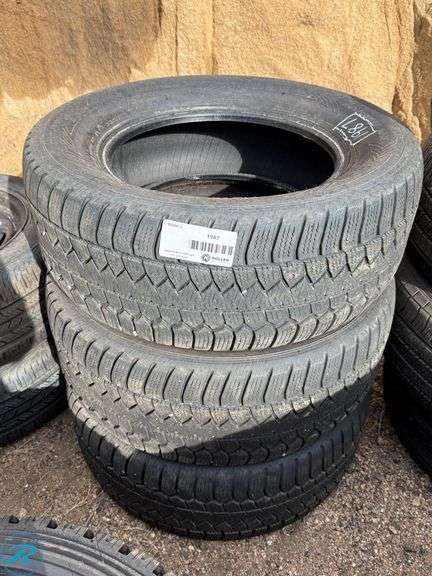 (3) 2018 Goodyear Eagle Enforcer All Weather 265/60R17 Tires - Roller Auctions