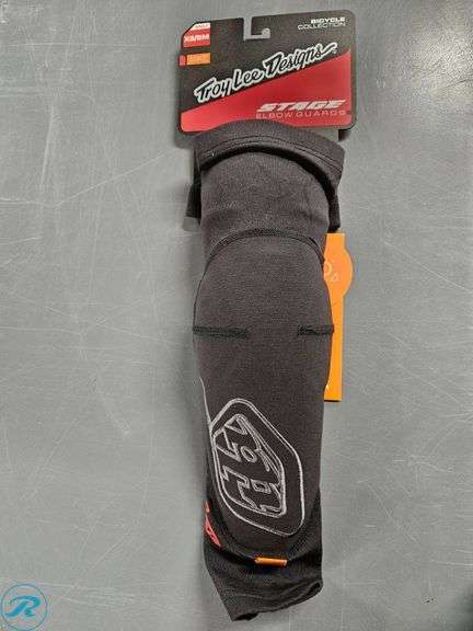 (4) Troy Lee Designs Stage Elbow Guards, Black, XS/SM - Roller Auctions