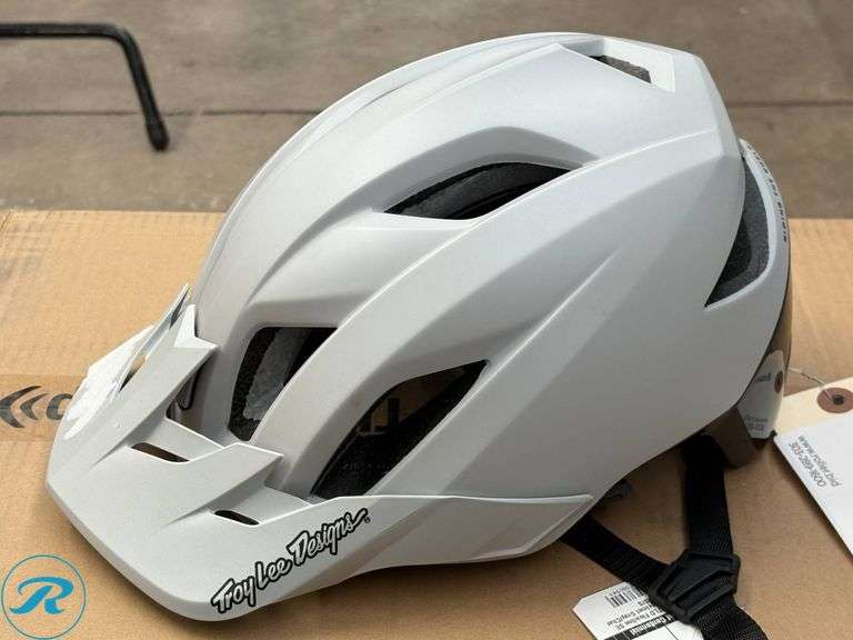 Troy Lee Designs Flowline SE Helmet, Gray/Char, XS/S - Roller Auctions