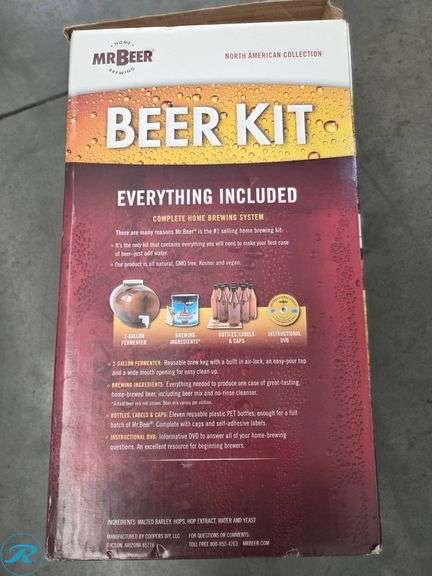 Mr. Beer Home Brewing Beer Kit - Roller Auctions
