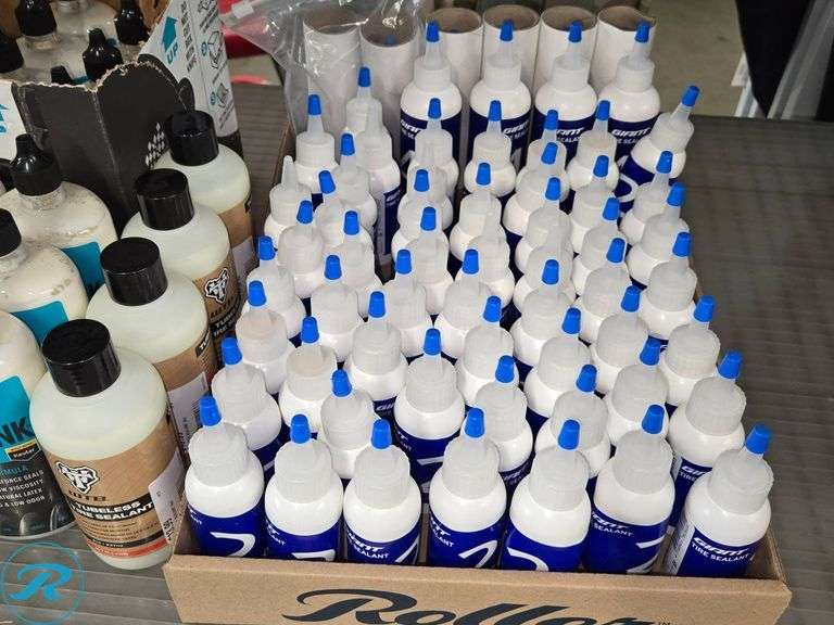 Bottles of Sealants and Lubricants Including Fiberlink and Endurance Sealant - Roller Auctions