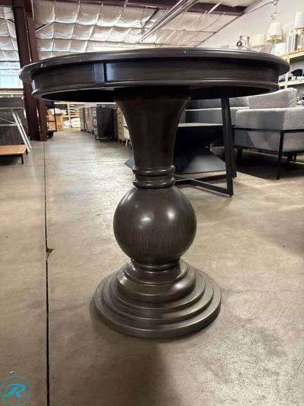 Round Pedestal Accent Table, 26-Inch Diameter - Roller Auctions