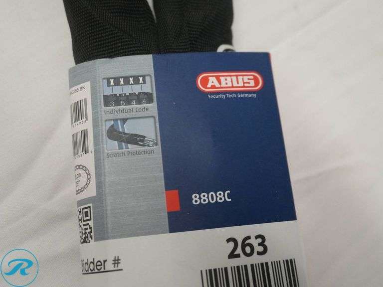 Abus 8808C Security Chain Lock with Combination Code System - Roller Auctions