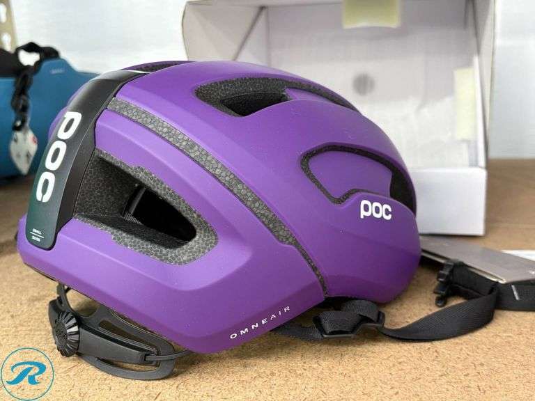 POC Omne Air MIPS Bicycle Helmet, Sapphire Purple Matte - Roller Auctions